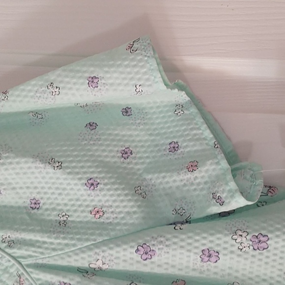 NWT White Stag Women’s House Coat / Duster Short Sleeve Floral size Large - Picture 4 of 12